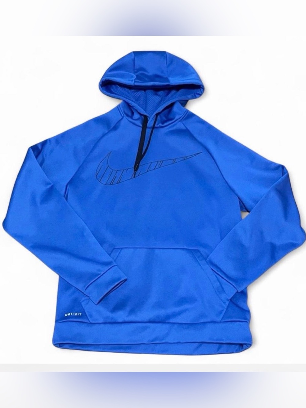 Men's Nike Dri Fit Royal Blue Hoodie Size M Gorpcore Outdoors School Activewear